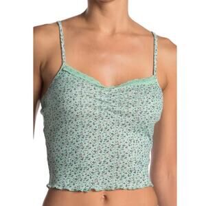 bcbgeneration Pointelle Tank mint green
